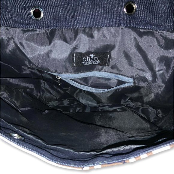 Chic. Fashion Boho Mini Backback Drawstring Snap Zipper Pocket (OSFM)(Multi) - Picture 7 of 9